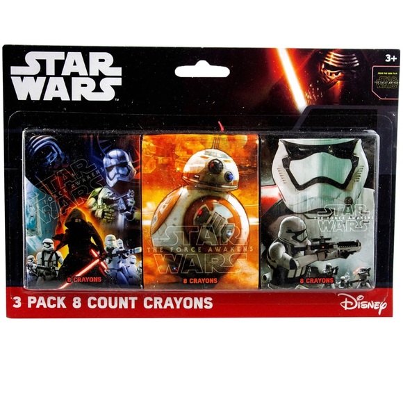Star Wars The Force Awakens 3 Pack 8-Count Crayons - Picture 3 of 6